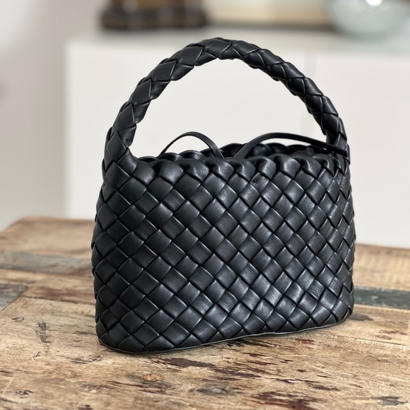 MNG Woven Mini Top Handle Bag - Picture 1 of 5